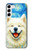 S4064 Smile Dog Van Gogh Starry Night Hülle Schutzhülle Taschen für Samsung Galaxy S23 Plus