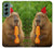 S4068 Capybara Butterfly Hülle Schutzhülle Taschen für Samsung Galaxy S22 Plus