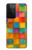 S4077 Water Color Painting Colorful Check Pattern Hülle Schutzhülle Taschen für Samsung Galaxy S21 Ultra 5G