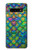 S4071 Colorful Mermaid Scale Hülle Schutzhülle Taschen für Samsung Galaxy S10