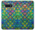 S4071 Colorful Mermaid Scale Hülle Schutzhülle Taschen für Samsung Galaxy S10e