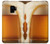 S4070 Beer Glass Hülle Schutzhülle Taschen für Samsung Galaxy S9