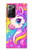 S4057 Cute Unicorn Cartoon Hülle Schutzhülle Taschen für Samsung Galaxy Note 20 Ultra, Ultra 5G