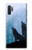 S4053 Two Wolves Couple Howling Forest Hülle Schutzhülle Taschen für Samsung Galaxy Note 10 Plus