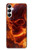 S4062 Fire Skull Hülle Schutzhülle Taschen für Samsung Galaxy A05s
