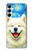 S4064 Smile Dog Van Gogh Starry Night Hülle Schutzhülle Taschen für Samsung Galaxy A05s