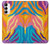 S4037 Colorful Zebra Pattern Hülle Schutzhülle Taschen für Samsung Galaxy A14 5G