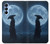 S4034 Samurai Moon Night Hülle Schutzhülle Taschen für Samsung Galaxy A15 5G