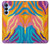 S4037 Colorful Zebra Pattern Hülle Schutzhülle Taschen für Samsung Galaxy A15 5G