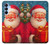 S4046 Happy Santa Hülle Schutzhülle Taschen für Samsung Galaxy A15 5G