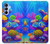 S4058 Colorful Aquarium Hülle Schutzhülle Taschen für Samsung Galaxy A15 5G