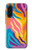 S4037 Colorful Zebra Pattern Hülle Schutzhülle Taschen für Samsung Galaxy A17, A18