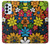 S4043 Colorful Flowers Cartoon Hülle Schutzhülle Taschen für Samsung Galaxy A23