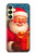 S4046 Happy Santa Hülle Schutzhülle Taschen für Samsung Galaxy A25 5G