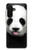 S4049 Cute Panda Stick Out Tongue Hülle Schutzhülle Taschen für Samsung Galaxy A26
