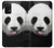 S4049 Cute Panda Stick Out Tongue Hülle Schutzhülle Taschen für Samsung Galaxy A32 5G