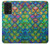 S4071 Colorful Mermaid Scale Hülle Schutzhülle Taschen für Samsung Galaxy A33 5G