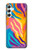 S4037 Colorful Zebra Pattern Hülle Schutzhülle Taschen für Samsung Galaxy A34 5G