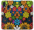 S4043 Colorful Flowers Cartoon Hülle Schutzhülle Taschen für Samsung Galaxy A40
