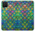S4071 Colorful Mermaid Scale Hülle Schutzhülle Taschen für Samsung Galaxy A42 5G