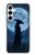 S4034 Samurai Moon Night Hülle Schutzhülle Taschen für Samsung Galaxy A55 5G