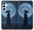 S4034 Samurai Moon Night Hülle Schutzhülle Taschen für Samsung Galaxy A55 5G