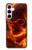 S4062 Fire Skull Hülle Schutzhülle Taschen für Samsung Galaxy A55 5G