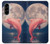 S4045 Dolphin Moon Night Hülle Schutzhülle Taschen für Samsung Galaxy A56