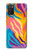 S4037 Colorful Zebra Pattern Hülle Schutzhülle Taschen für Samsung Galaxy A03S
