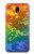 S4047 LGBTQ Camouflage Hülle Schutzhülle Taschen für Samsung Galaxy J7 (2018), J7 Aero, J7 Top, J7 Aura, J7 Crown, J7 Refine, J7 Eon, J7 V 2nd Gen, J7 Star