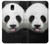 S4049 Cute Panda Stick Out Tongue Hülle Schutzhülle Taschen für Samsung Galaxy J7 (2018), J7 Aero, J7 Top, J7 Aura, J7 Crown, J7 Refine, J7 Eon, J7 V 2nd Gen, J7 Star