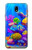 S4058 Colorful Aquarium Hülle Schutzhülle Taschen für Samsung Galaxy J7 (2018), J7 Aero, J7 Top, J7 Aura, J7 Crown, J7 Refine, J7 Eon, J7 V 2nd Gen, J7 Star