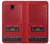 S4073 Vintage Red Cassette Player Graphic Hülle Schutzhülle Taschen für Samsung Galaxy J7 (2018), J7 Aero, J7 Top, J7 Aura, J7 Crown, J7 Refine, J7 Eon, J7 V 2nd Gen, J7 Star