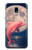 S4045 Dolphin Moon Night Hülle Schutzhülle Taschen für Samsung Galaxy J3 (2018), J3 Star, J3 V 3rd Gen, J3 Orbit, J3 Achieve, Express Prime 3, Amp Prime 3