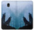 S4053 Two Wolves Couple Howling Forest Hülle Schutzhülle Taschen für Samsung Galaxy J3 (2018), J3 Star, J3 V 3rd Gen, J3 Orbit, J3 Achieve, Express Prime 3, Amp Prime 3