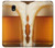 S4070 Beer Glass Hülle Schutzhülle Taschen für Samsung Galaxy J3 (2018), J3 Star, J3 V 3rd Gen, J3 Orbit, J3 Achieve, Express Prime 3, Amp Prime 3