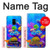 S4058 Colorful Aquarium Hülle Schutzhülle Taschen für Samsung Galaxy A8 (2018)