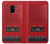 S4073 Vintage Red Cassette Player Graphic Hülle Schutzhülle Taschen für Samsung Galaxy A8 (2018)