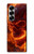 S4062 Fire Skull Hülle Schutzhülle Taschen für Samsung Galaxy Z Fold 7