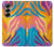S4037 Colorful Zebra Pattern Hülle Schutzhülle Taschen für Samsung Galaxy Z Fold 6