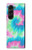 S4033 Pastel Color Tie Dye Hülle Schutzhülle Taschen für Samsung Galaxy Z Fold 5