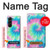 S4033 Pastel Color Tie Dye Hülle Schutzhülle Taschen für Samsung Galaxy Z Fold 5
