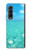 S4066 Summer Ocean Beach Hülle Schutzhülle Taschen für Samsung Galaxy Z Fold 3 5G