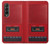 S4073 Vintage Red Cassette Player Graphic Hülle Schutzhülle Taschen für Samsung Galaxy Z Fold 3 5G