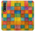 S4077 Water Color Painting Colorful Check Pattern Hülle Schutzhülle Taschen für Samsung Galaxy Z Fold 3 5G