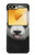 S4049 Cute Panda Stick Out Tongue Hülle Schutzhülle Taschen für Samsung Galaxy Z Flip 6, Flip 7 FE