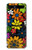 S4043 Colorful Flowers Cartoon Hülle Schutzhülle Taschen für Samsung Galaxy Z Flip 5G