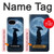 S4034 Samurai Moon Night Hülle Schutzhülle Taschen für Google Pixel 9a
