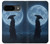 S4034 Samurai Moon Night Hülle Schutzhülle Taschen für Google Pixel 9