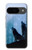 S4053 Two Wolves Couple Howling Forest Hülle Schutzhülle Taschen für Google Pixel 9